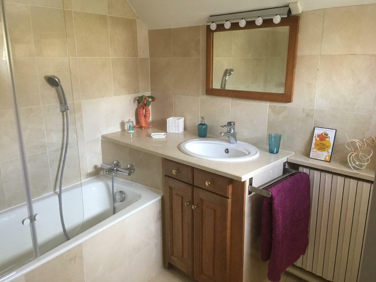 La Musardine en Vexin Omerville Zimmer foto